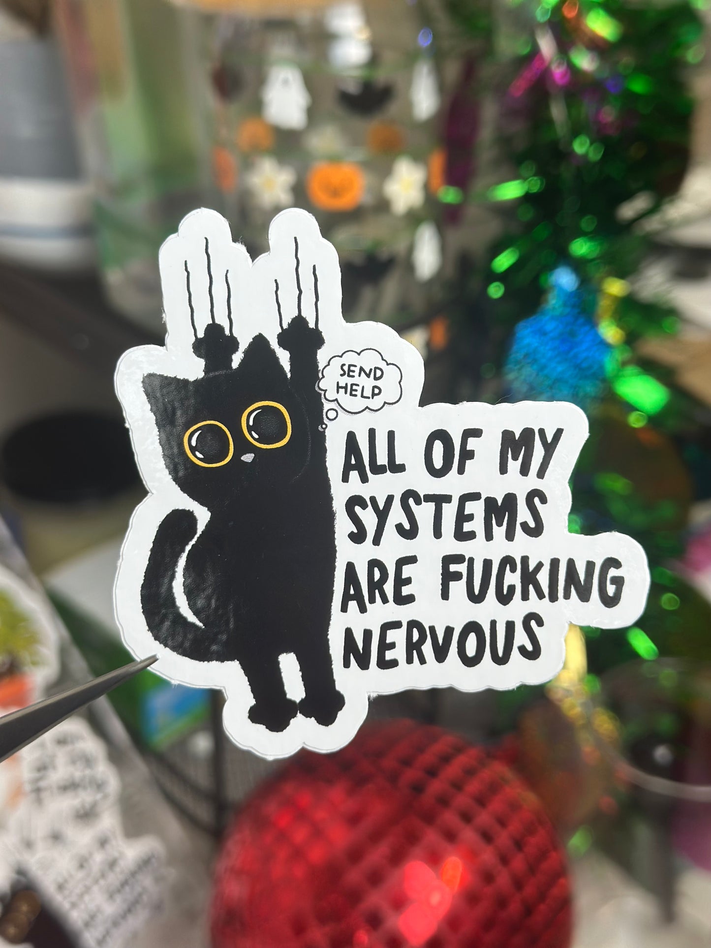 All of my systems are f*cking nervous