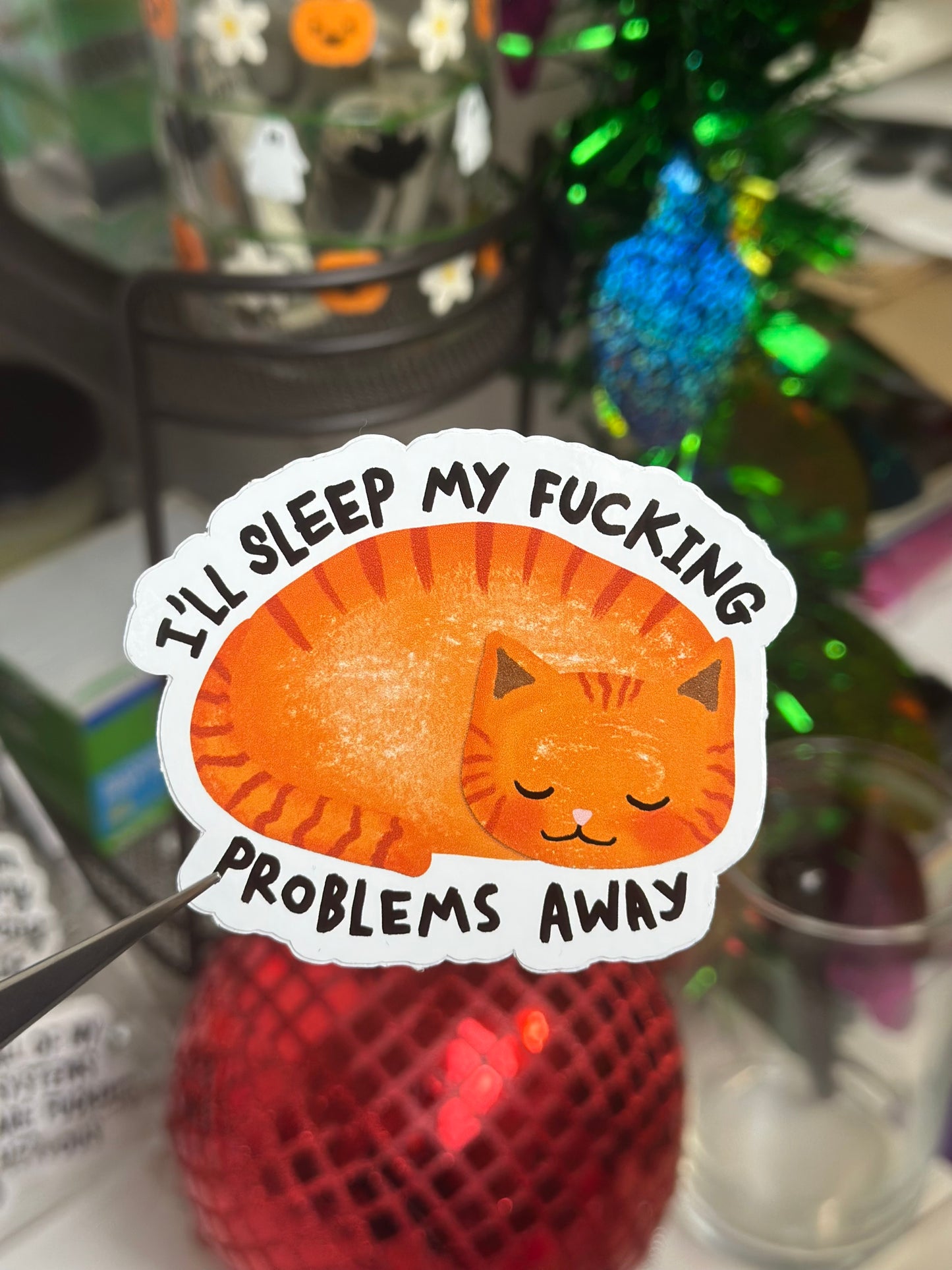 I'll sleep my fucking problems away