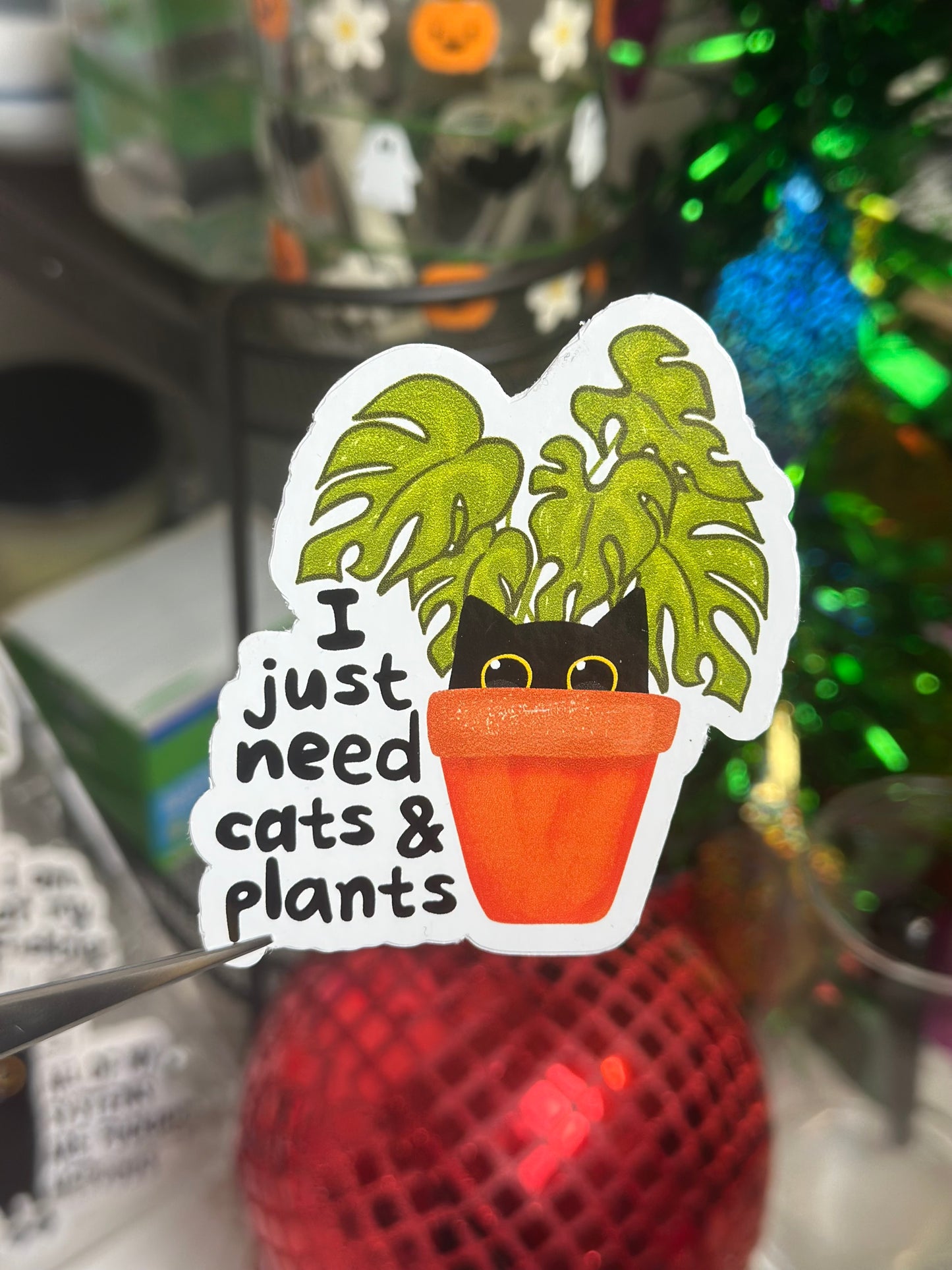 I just need cats & plants