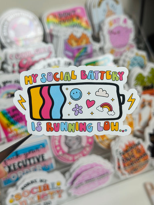 My social battery is running low