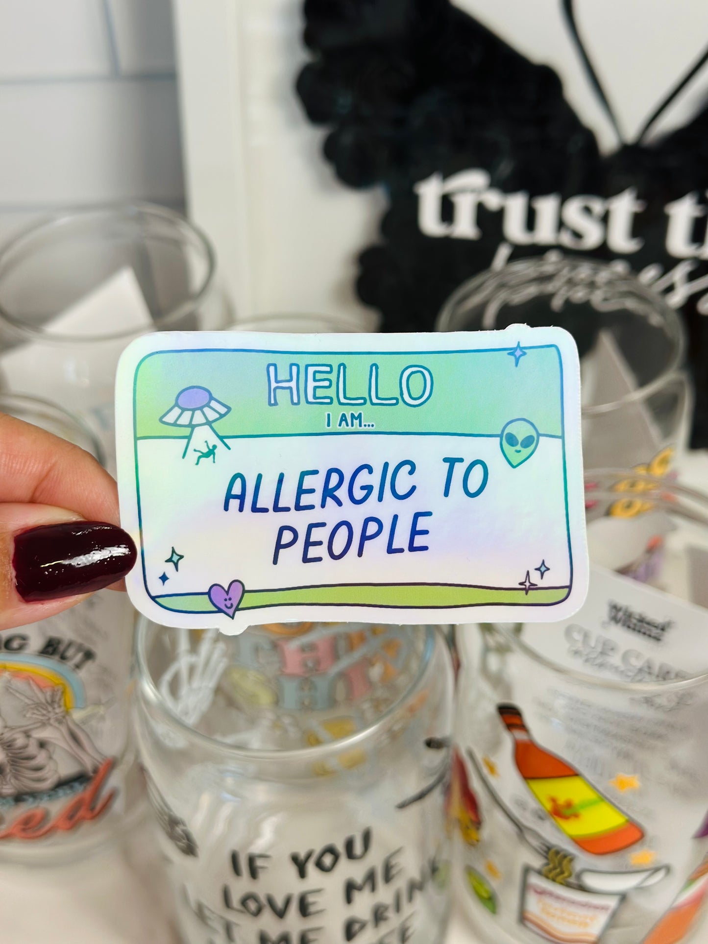 Hello I'm Allergic to People