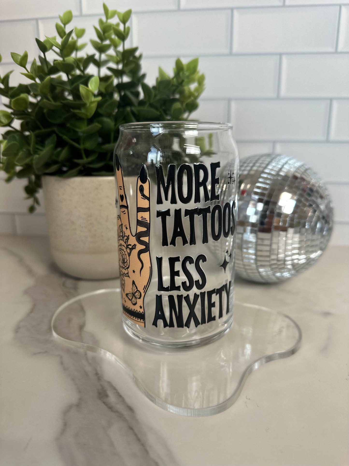 More tattoos, less anxiety