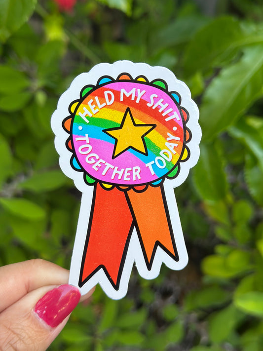 Held my shit together today ★