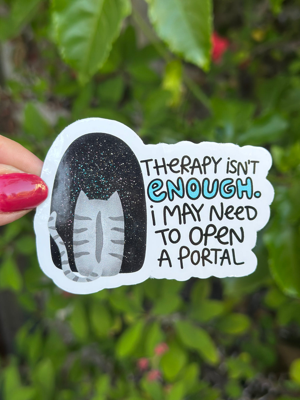 Therapy is not enough. I may need to open a portal.